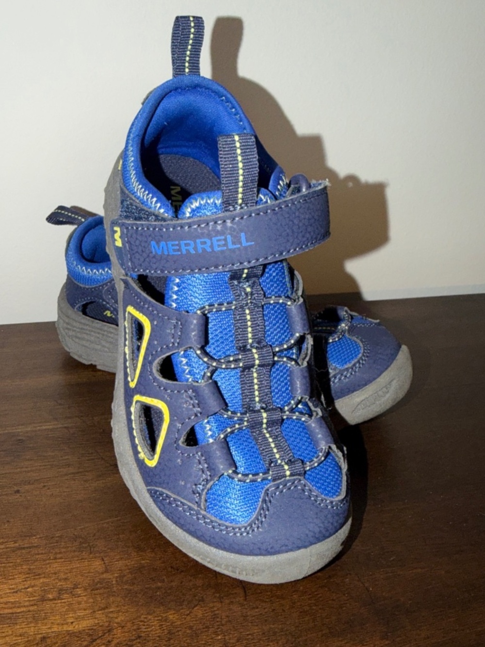 Merrell Shoes Blue Sz 13 Kids Explorer Compass Water Shoe Hiking Unisex Ki